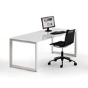 Mesa recta Vital Plus ST Actiu marco cerrado fondo 80 cm