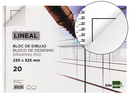 Bloc de dibujo con recuadro Sidney Folio 130 g. | Asturalba