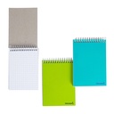 Bloc de espiral 1/8 cuadriculado 80 hojas Liderpapel