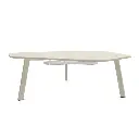 Mesa triple Gen Vital Plus 300 con 3 patas inclinadas Actiu