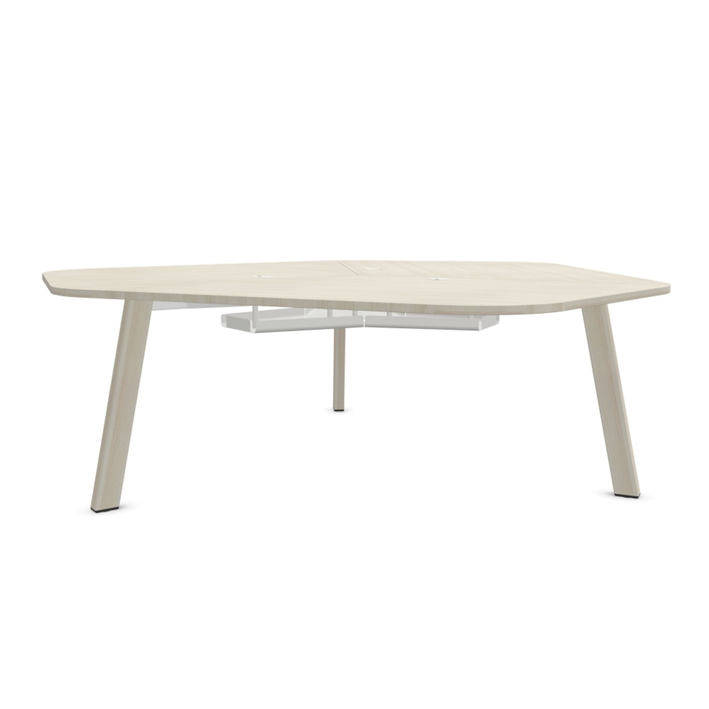 Mesa triple Gen Vital Plus 300 con 3 patas inclinadas Actiu