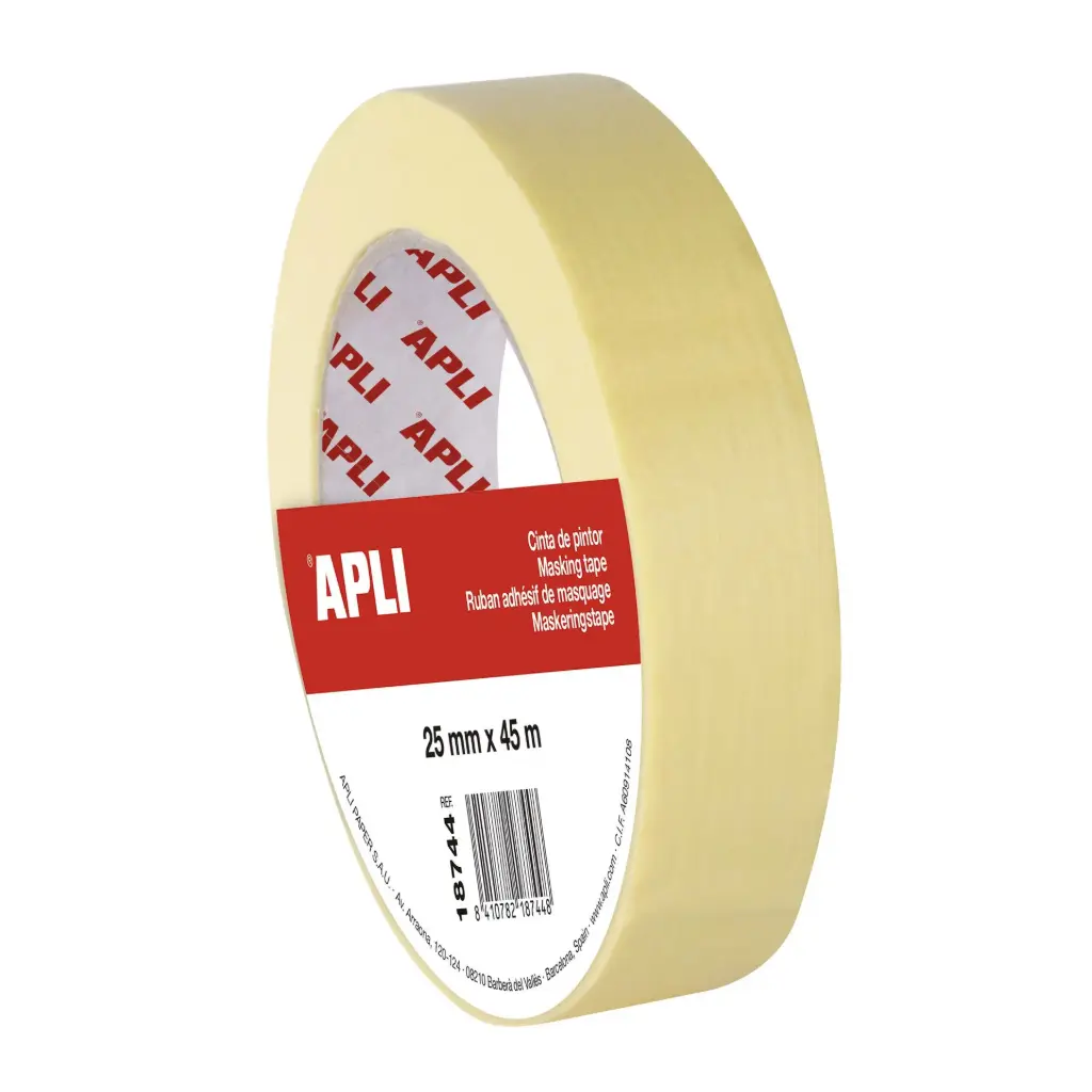 Cinta de pintor 25 mm x 45 metros Apli