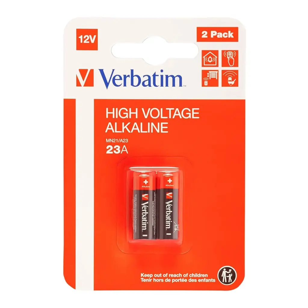 Pilas 12 V Verbatim LR23A (Blíster de 2)