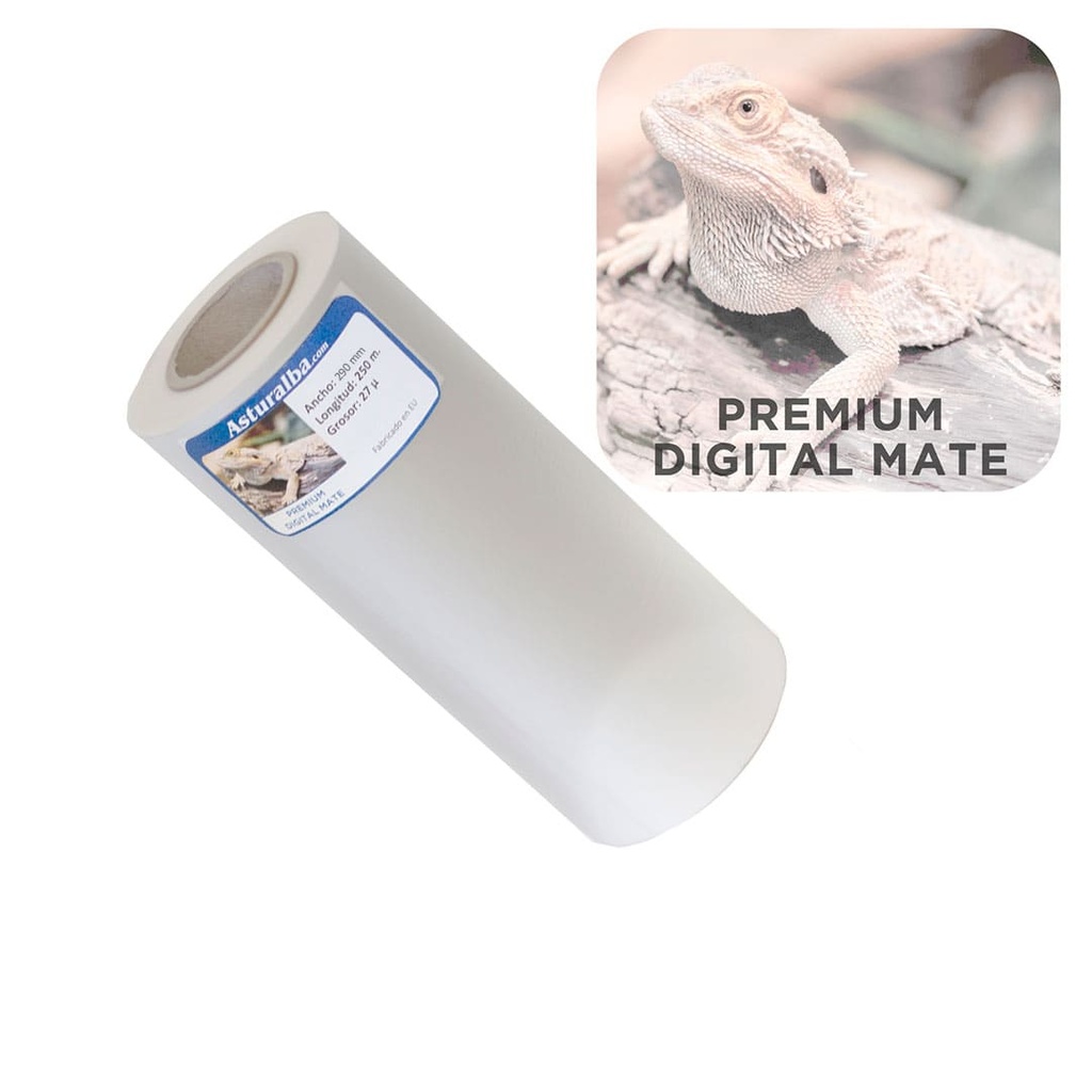 Bobina de plastificar Premium Digital Mate 27 µ 290 mm x 250 m (Pack 4 unidades)