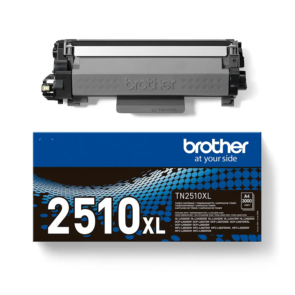 Tóner láser original TN2510XL Brother negro