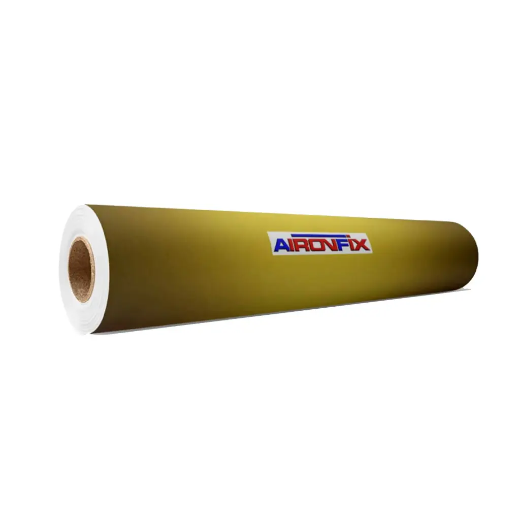 Rollo PVC adhesivo especial oro 0,45 x 20 m Aironfix