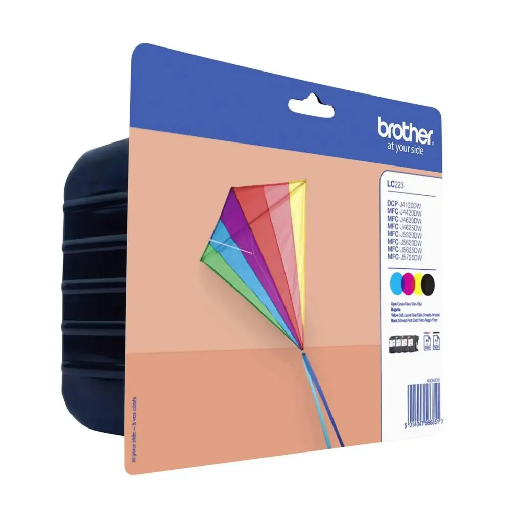 Inkjet Brother LC223 Pack 4 colores Original 