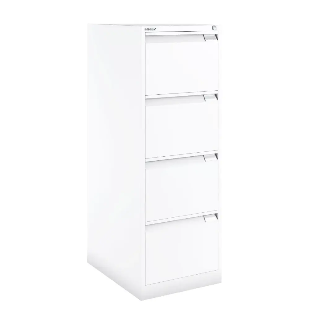 Archivador Bisley Premium BS Folio 4 cajones 1321 x 470 x 622 mm 1643 blanco Express