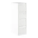 Archivador Bisley PSF 4 cajones 1321 x 470 x 622 mm PSF4 blanco Express
