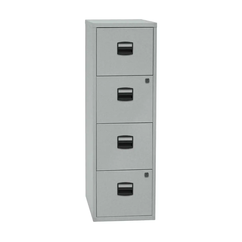 Archivador Bisley PFA4F A4 4 cajones 1282 x 413 x 400 mm gris Express