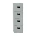 Archivador Bisley PFA4F A4 4 cajones 1282 x 413 x 400 mm gris Express