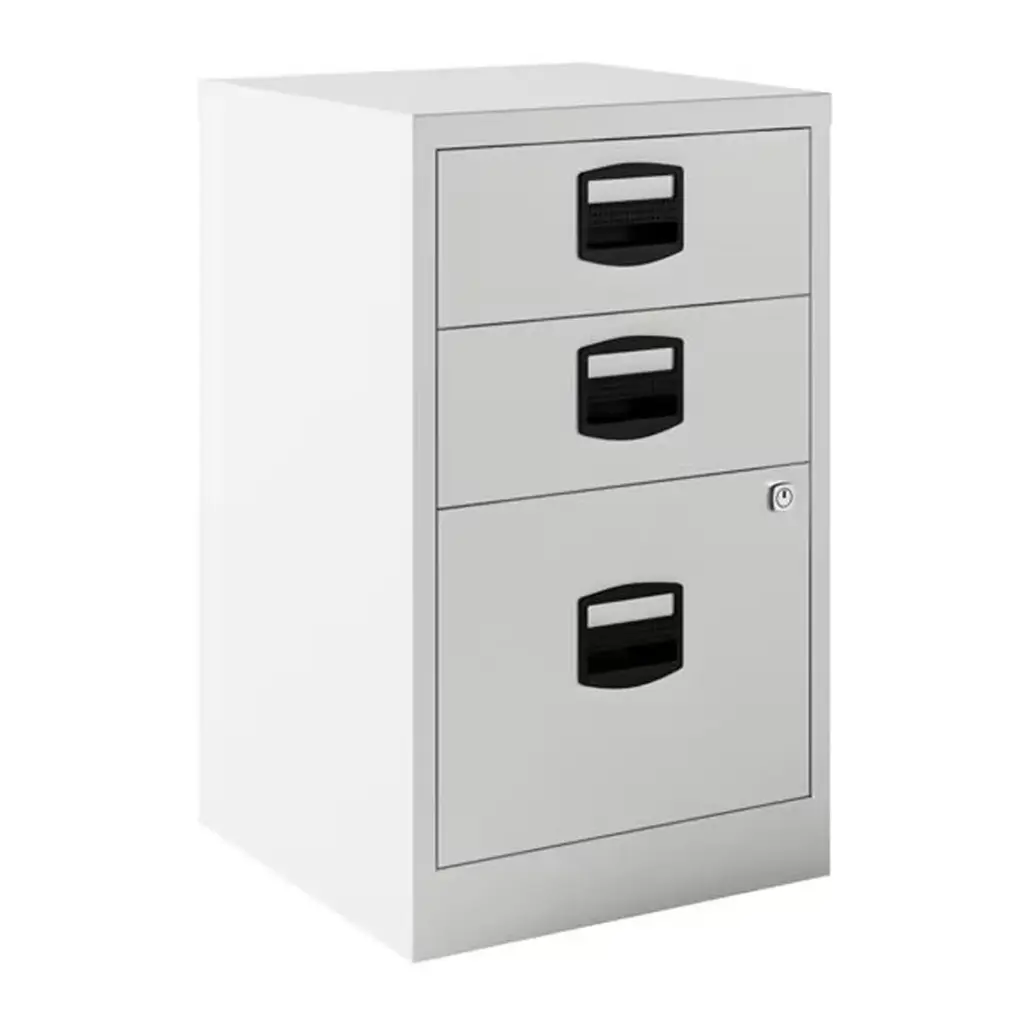 Archivador-cajonera Bisley PFA de 3 cajones A4 672 x 413 x 400 mm PFA3 gris Express
