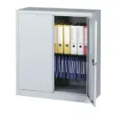Armario metálico de puertas batientes Bisley Eco 1000 x 914 x 470 mm gris Express