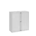 Armario metálico con puerta de doble persiana Bisley EuroTambour 1030 x 1000 x 430 mm gris Express