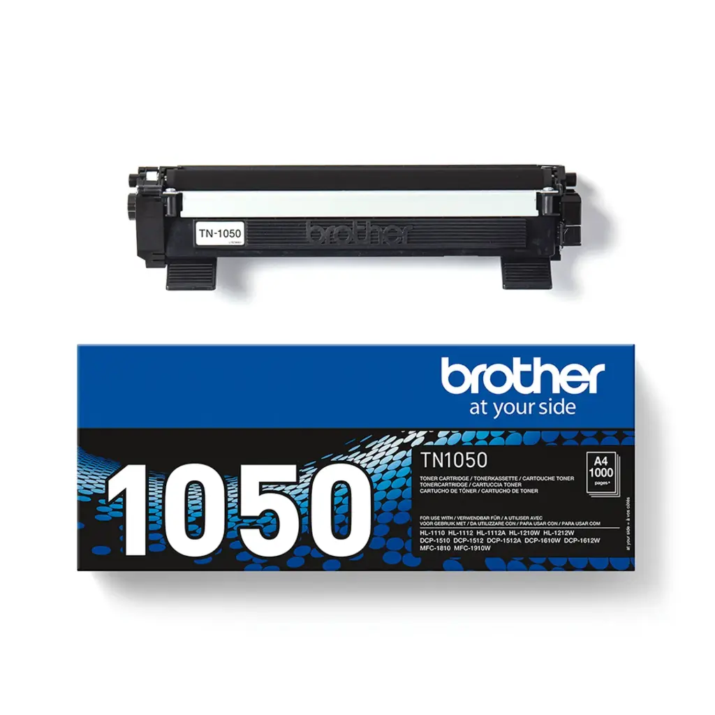 Tóner láser original TN1050 Brother negro 