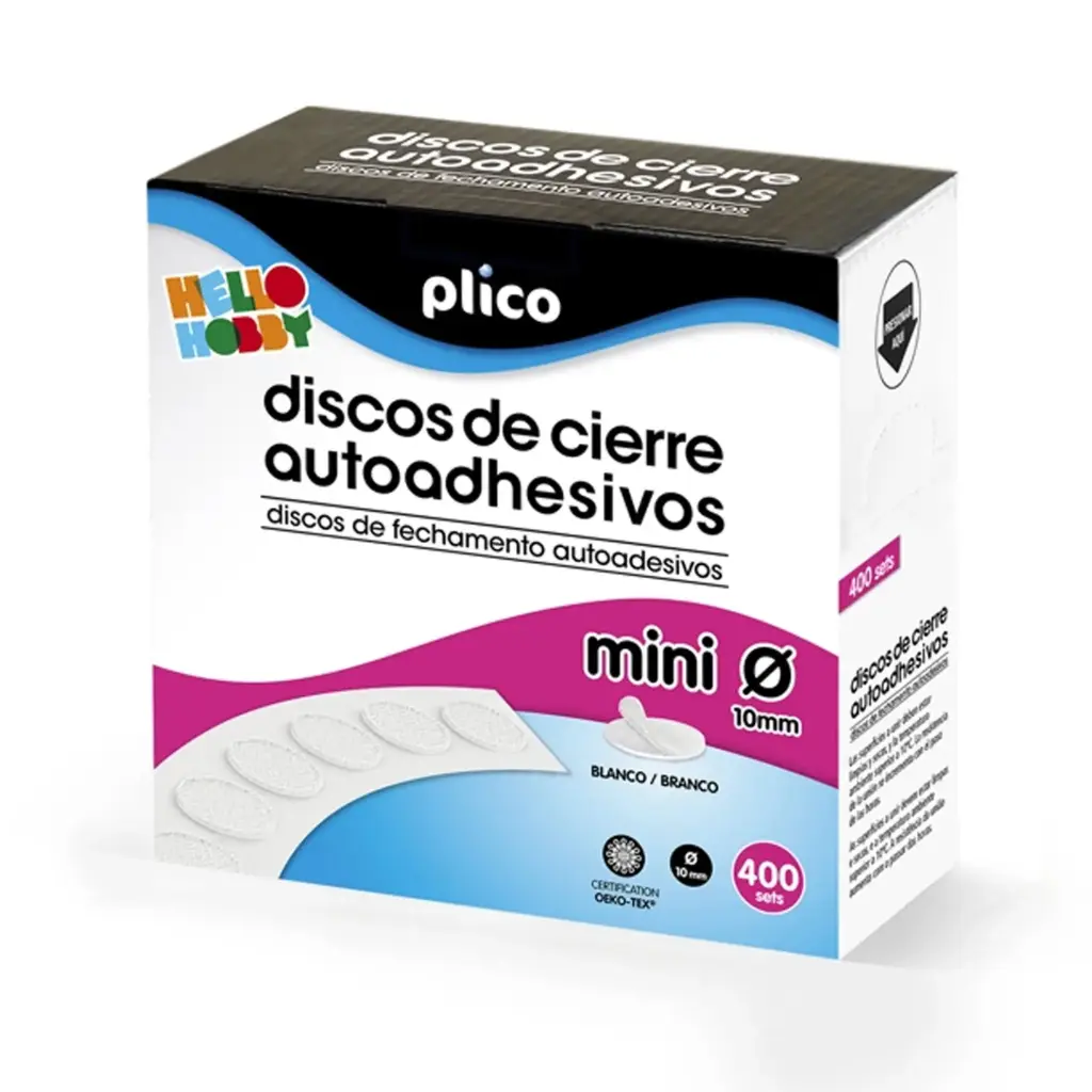 Disco de cierre autoadhesivo mini Plico 10 mm