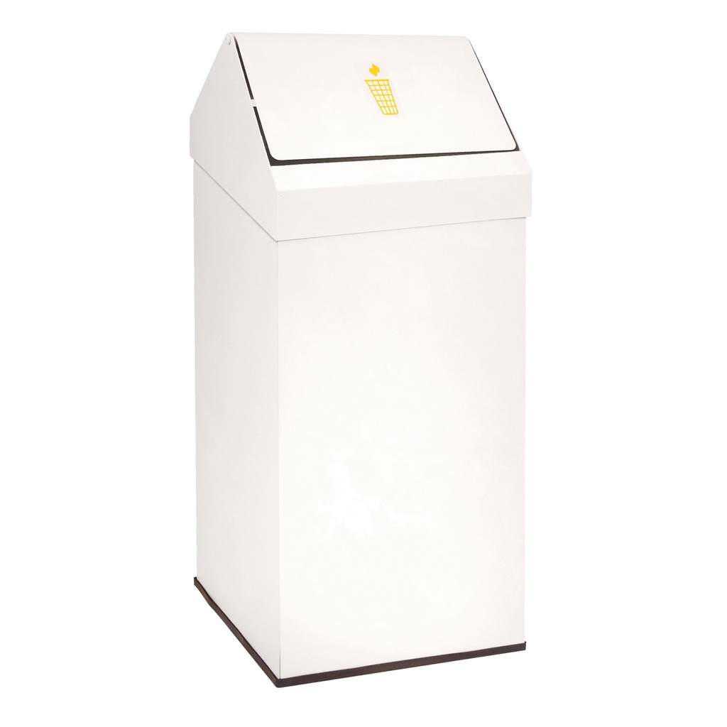 Papelera metálica 123