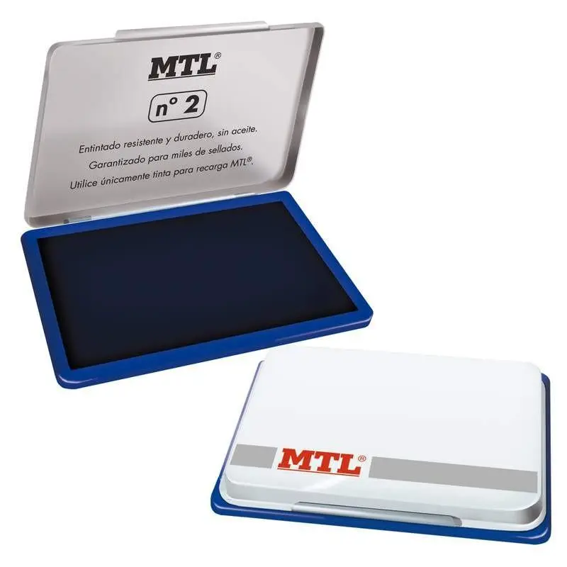 Tampón almohadilla nº 2 azul Dohe MLT