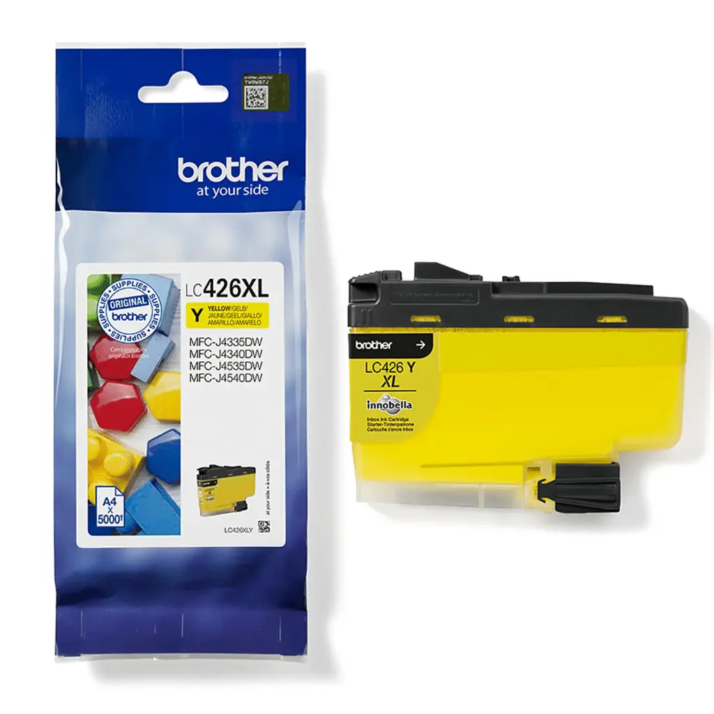 Cartucho de tinta original Inkjet Brother LC426XL amarillo   