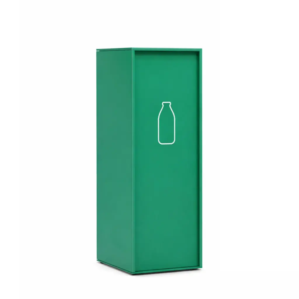 Papelera metálica de reciclaje Zurich M