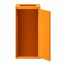 Papelera metálica de reciclaje Zurich XL con puerta