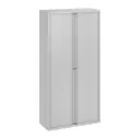 Armario metálico con puerta de doble persiana Bisley EuroTambour 1980 x 1000 x 430 mm gris Express