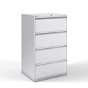 Archivador Bisley Premium Doble 4 cajones 1321 x 800 x 622 mm DF4