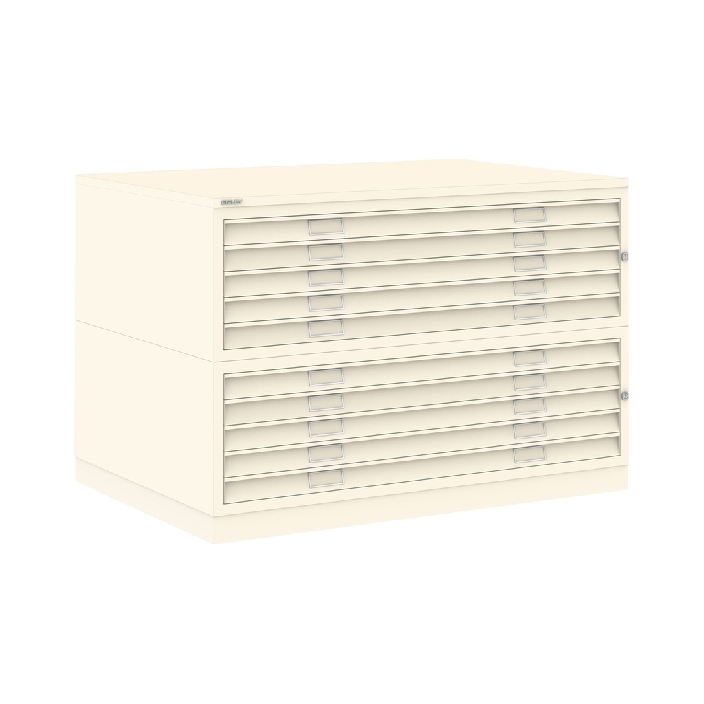 Archivador de planos A1 de 10 cajones Bisley 471/472  914 x 1010 x 691 mm