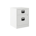 Archivador-cajonera Bisley PFA de 2 cajones A4 529 x 413 x 400 mm PFAM1S1F