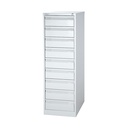 Archivador para fichas Bisley B64 de 9 cajones A6 1321 x 413 x 622 mm