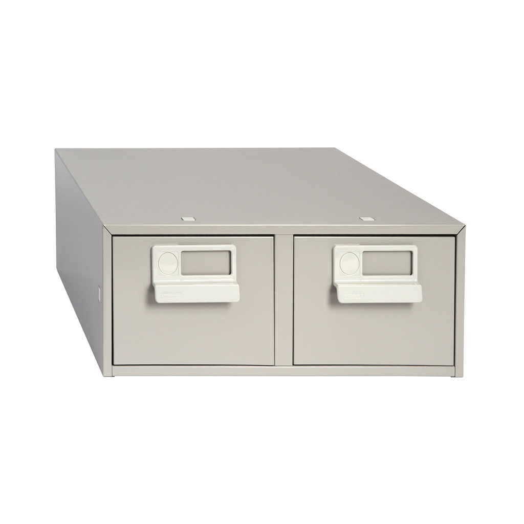 Fichero de sobremesa Bisley 132L de 2 cajones A6 159 x 434 x 403 mm