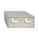 Fichero de sobremesa Bisley 132L de 2 cajones A6 159 x 434 x 403 mm