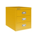 Multigavetas Bisley A4 H123NL de 3 cajones 325 x 279 x 380 mm