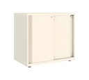 Armario metálico con puerta corredera lisa Bisley Glide 743 x 800 x 470 mm