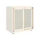 Armario metálico con puerta corredera perforada Bisley Glide 807 x 800 x 470 mm