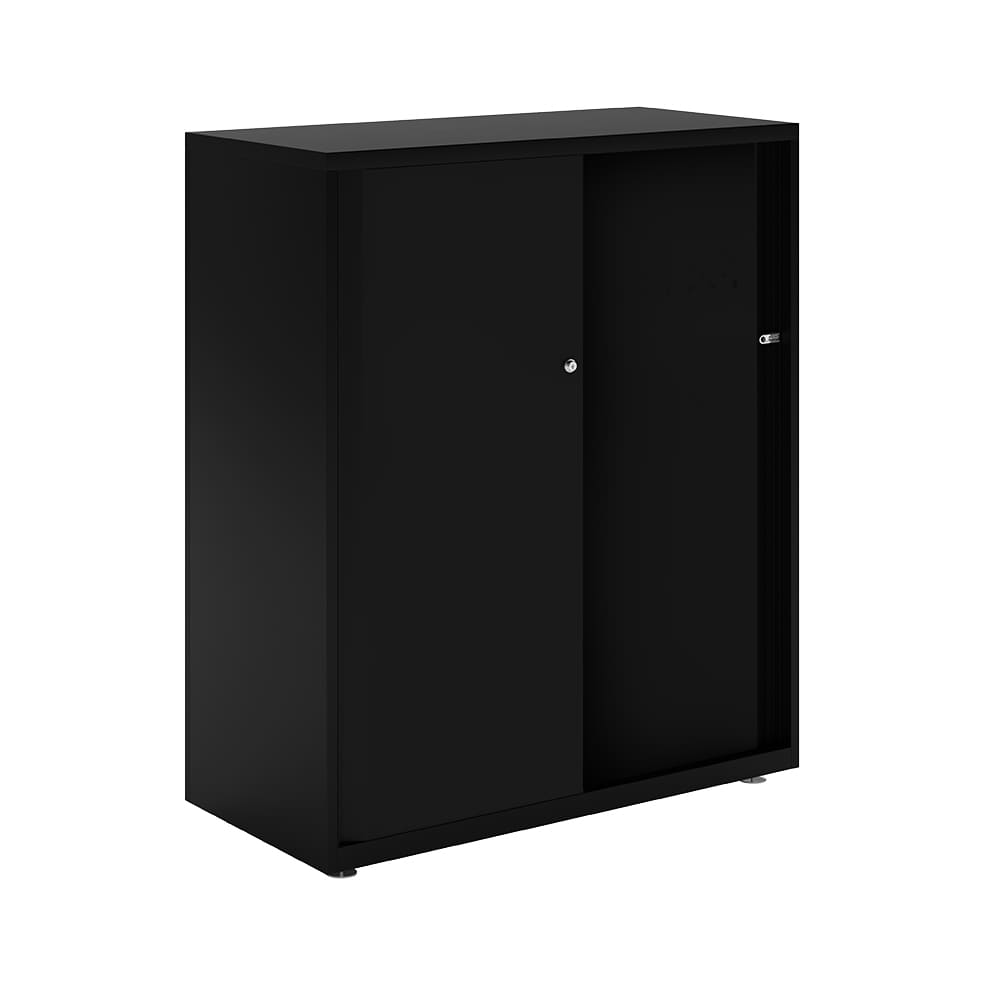 Armario metálico con puerta corredera lisa Bisley Glide 1529 x 1000 x 470 mm