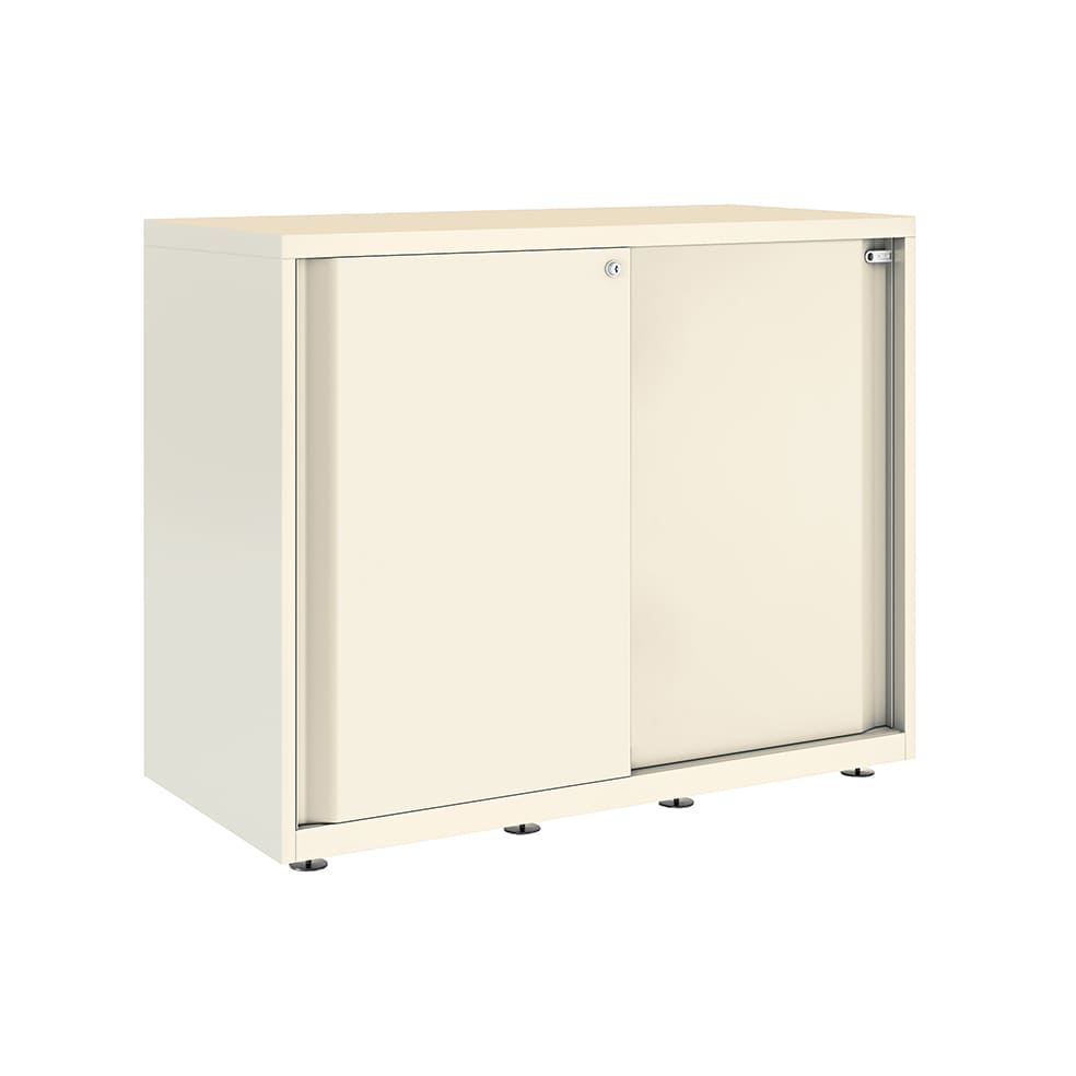 Armario metálico con puerta corredera lisa Bisley Glide 807 x 1000 x 470 mm