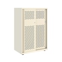 Armario metálico con puerta corredera perforada Bisley Glide 1529 x 1000 x 470 mm