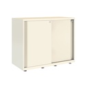 Armario metálico con puerta corredera lisa Bisley Glide 743 x 1200 x 470 mm