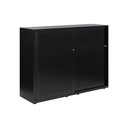 Armario metálico con puerta corredera perforada Bisley Glide 1149 x 1600 x 470 mm