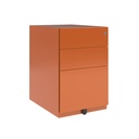 Cajonera móvil Bisley Note con 2 cajones personales y 1 de archivo 645 x 420 x 565 mm NWA52M7SSF