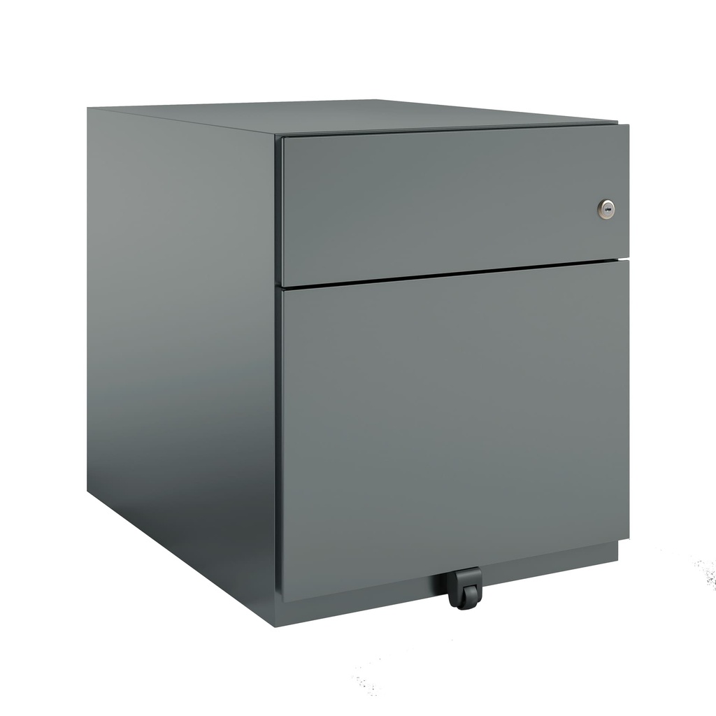 Cajonera móvil Bisley Note con 1 cajón personal y 1 de archivo 495 x 420 x 565 mm NWA59M7SF