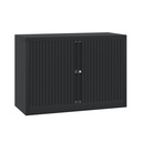 Armario metálico con puerta de doble persiana Bisley EuroTambour 695 x 1000 x 430 mm