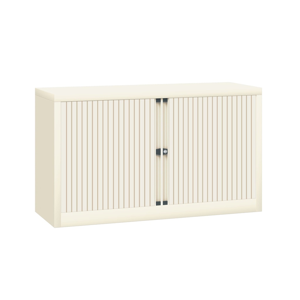 Armario metálico con puerta de doble persiana Bisley EuroTambour 695 x 1200 x 430 mm