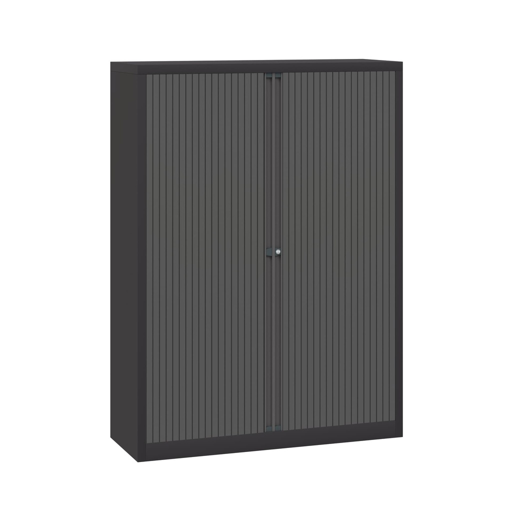 Armario metálico con puerta de doble persiana Bisley EuroTambour 1637 x 1200 x 430 mm