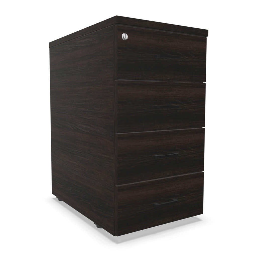 Cajonera fija de melamina Actiu con 4 cajones personales 74 x 41 x 60 cm J166