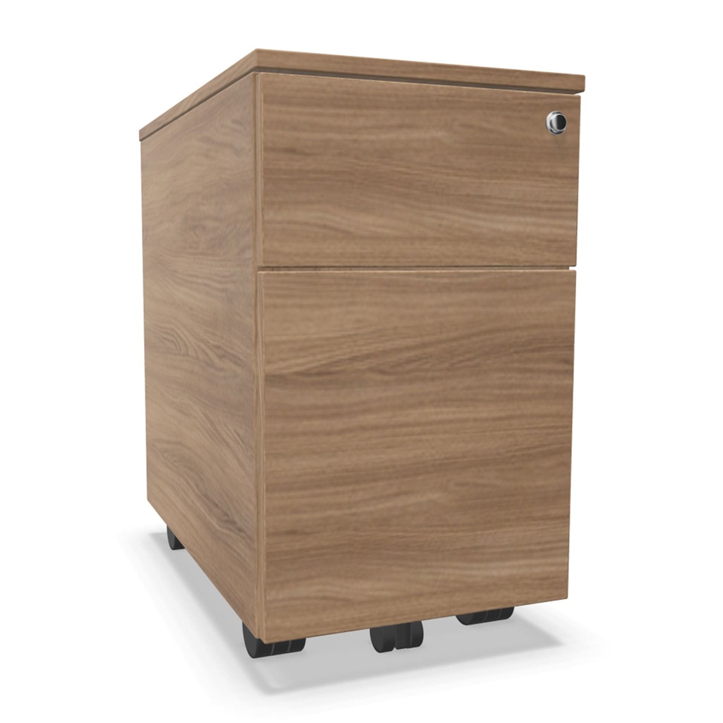 Cajonera móvil de melamina Actiu con 1 cajón de archivo y 1 personal 56 x 33 x 53 cm JX133 personalizada