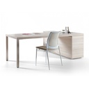 Mesa con apoyo en archivo Prisma Express 210 x 80 cm