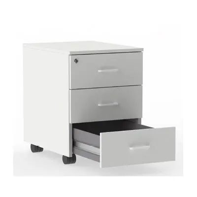 Cajonera móvil de melamina Actiu con 3 cajones personales 56 x 41 x 55 cm J832 Express