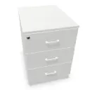 Cajonera móvil de melamina Actiu con 3 cajones personales 56 x 41 x 55 cm J132 Express